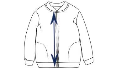 Longueur du corps Bomber