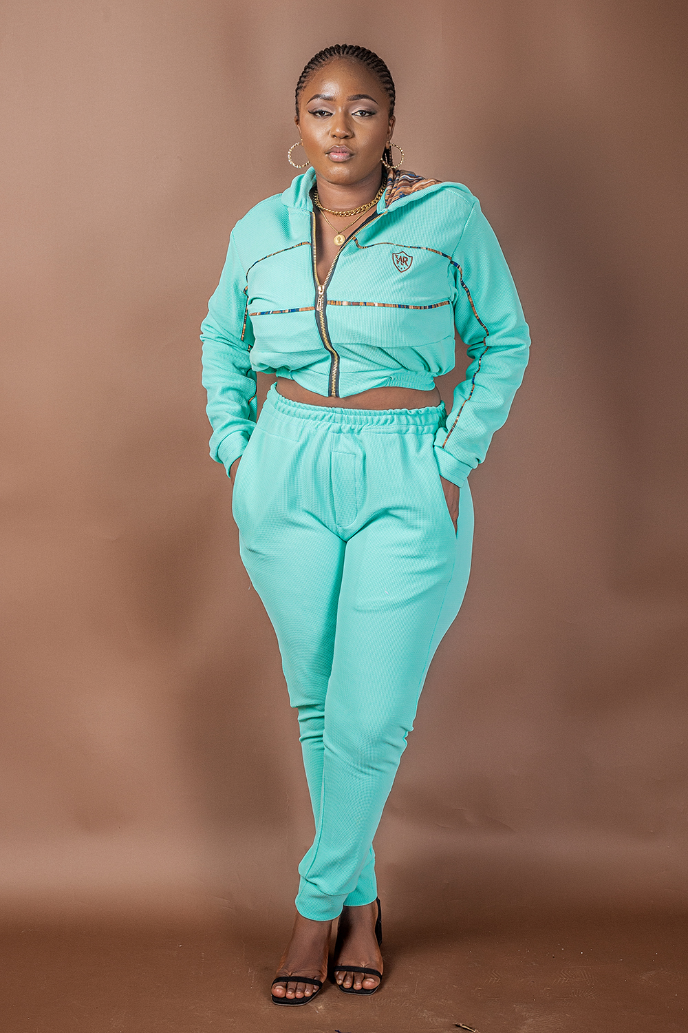 Jogging Unisexe africain (Vert) - Femme