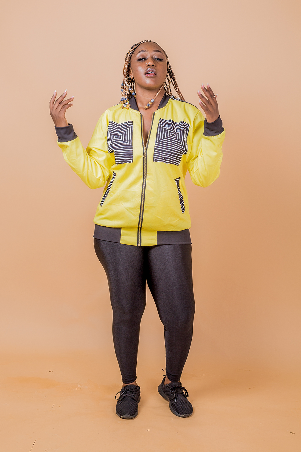 Jaunatre Sweat unisexe (Noir Jaune)