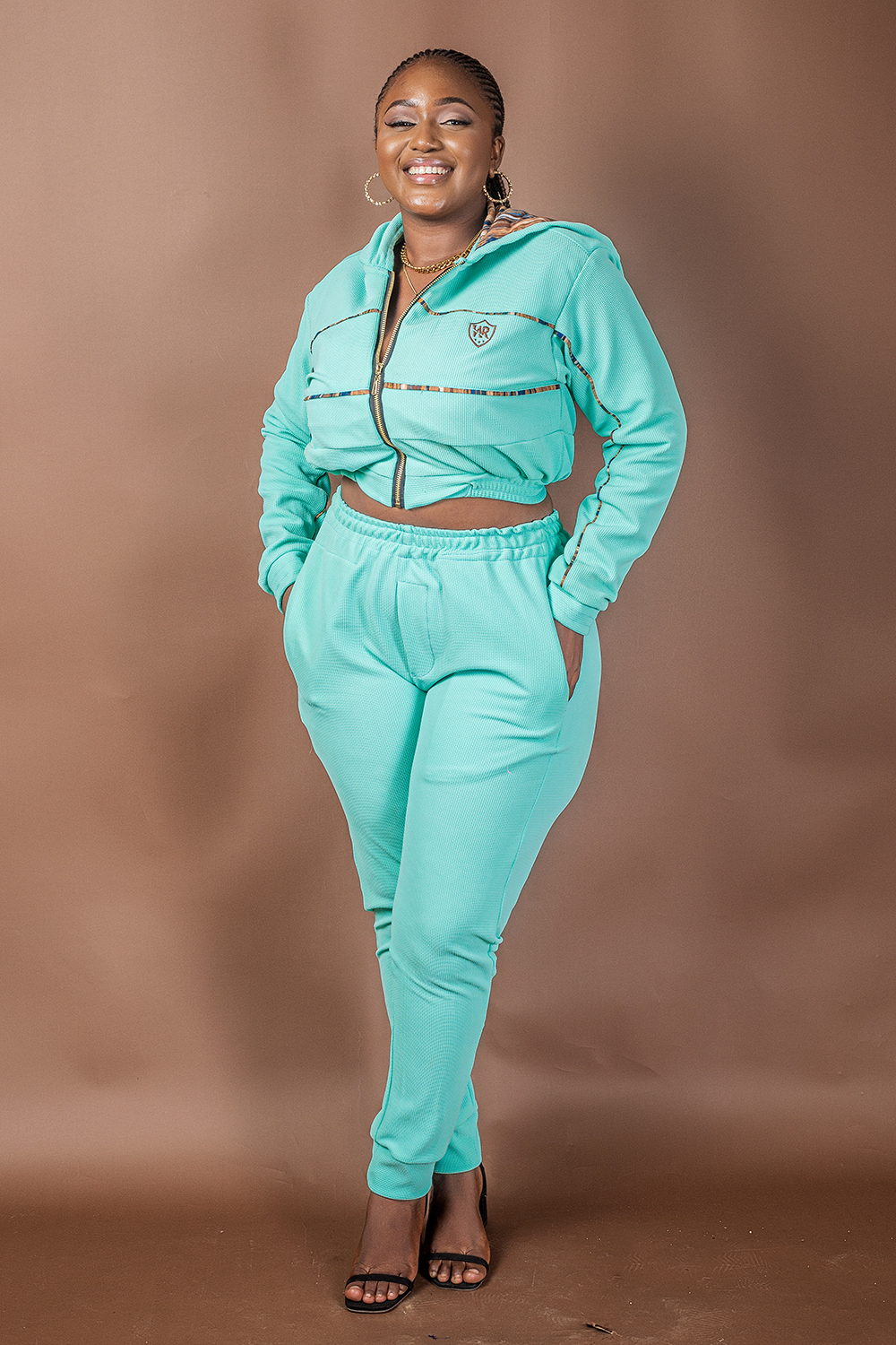 Jogging Unisexe africain (Vert) - Femme