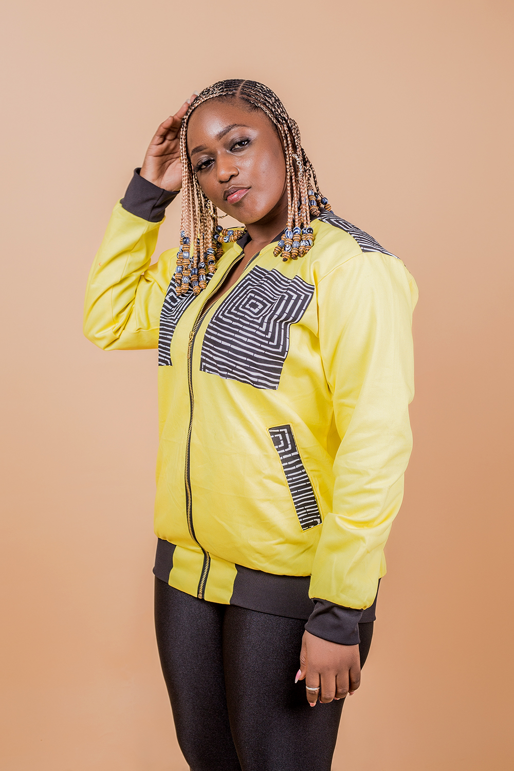 Jaunatre Sweat unisexe (Noir Jaune)