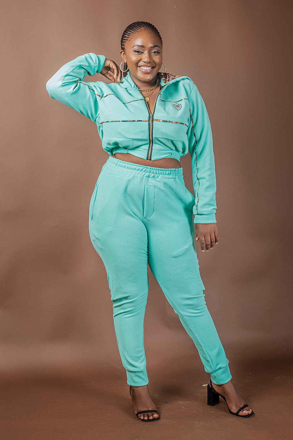 Jogging Unisexe africain (Vert) - Femme