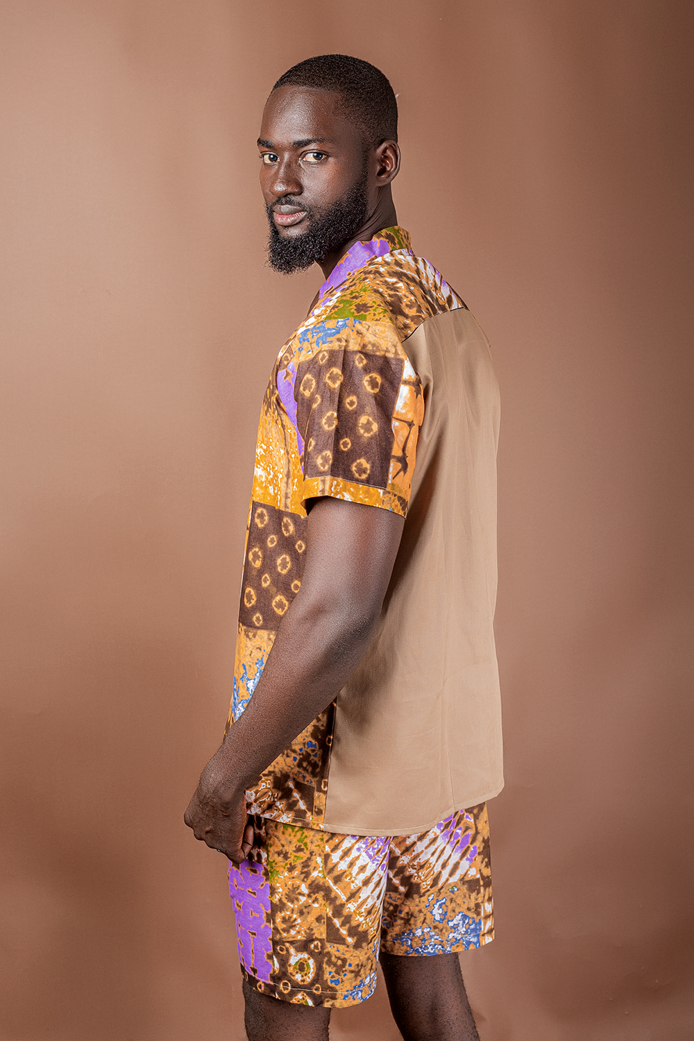 Ensemble Culotte et Kimono en Pagne Africain