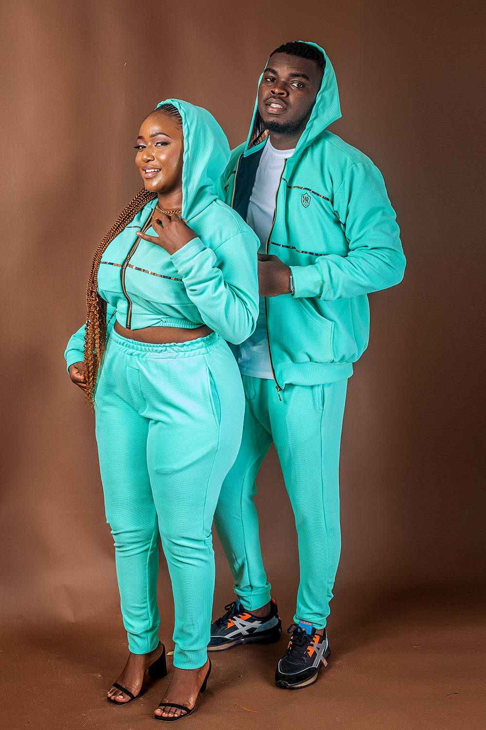 Jogging Unisexe africain (Vert) - Femme